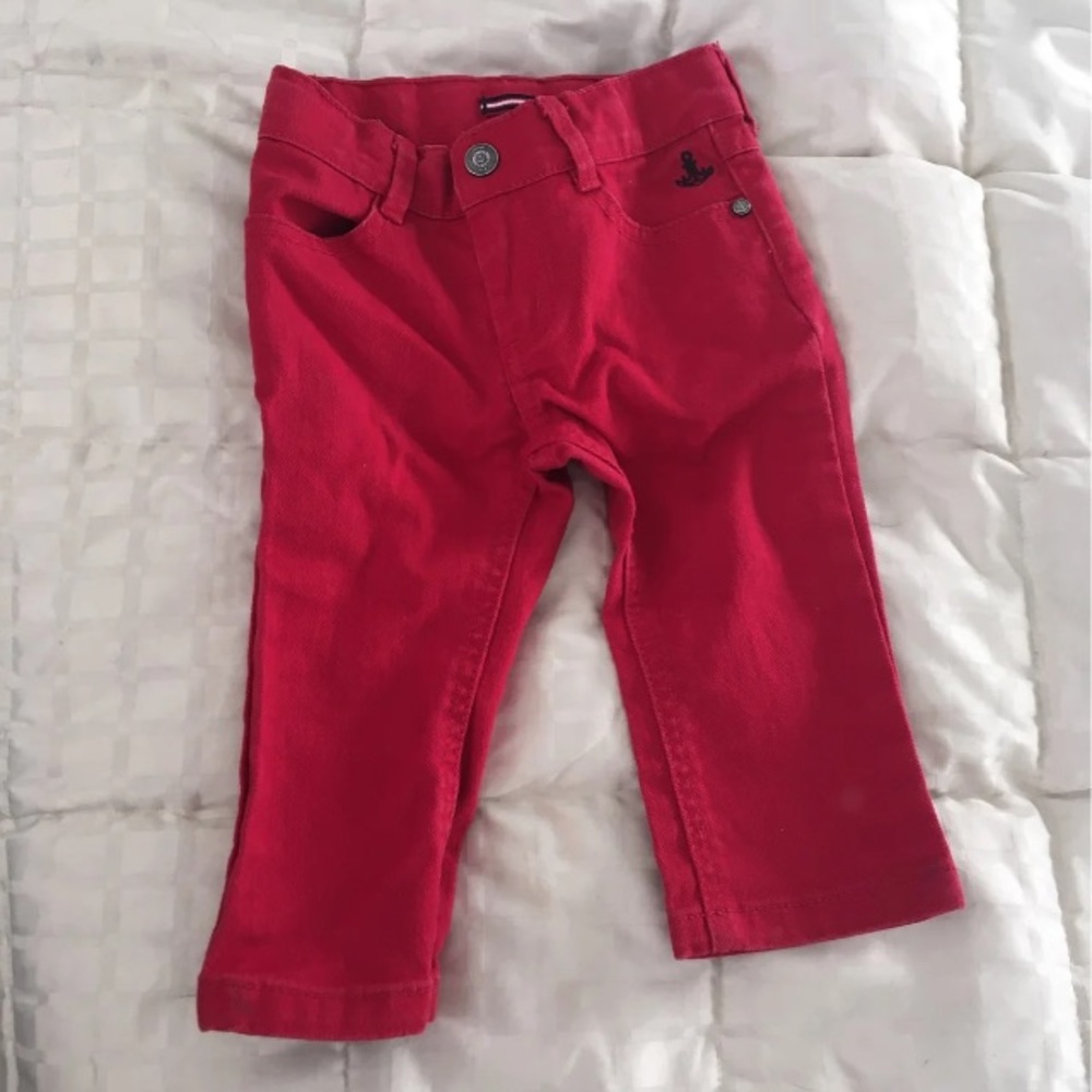 Jacadi baby denim jeans read 12 months